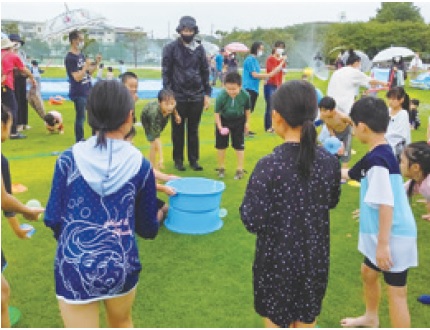 月イチ園むすび「雨の日バンザーイ!! 1日限りのウォーターパーク」