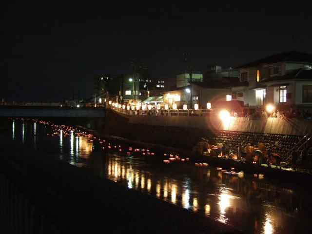 千保川灯籠流し祭