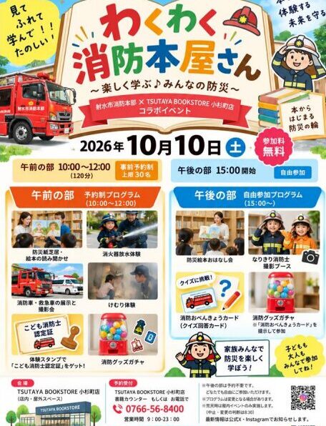 わくわく消防本屋さん♪防災体験フェスタ